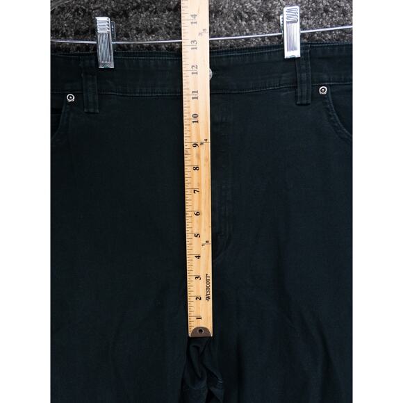 Duluth Trading Pants Mens 41x29 (Tag 44x30) Black Flex Fire Hose Canvas Workwear - Picture 7 of 13